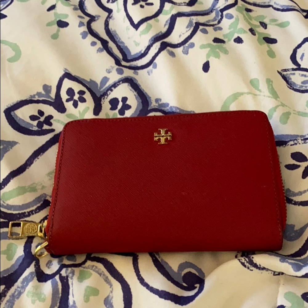 Tory Burch Red Wallet